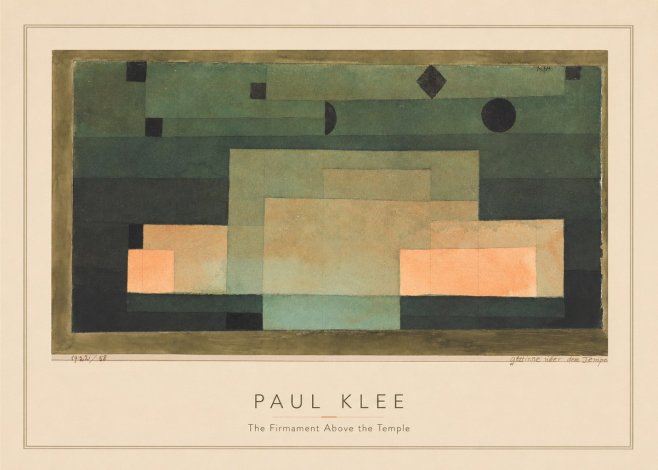 Paul Klee The Firmament Above the Temple No3 - Juliste
