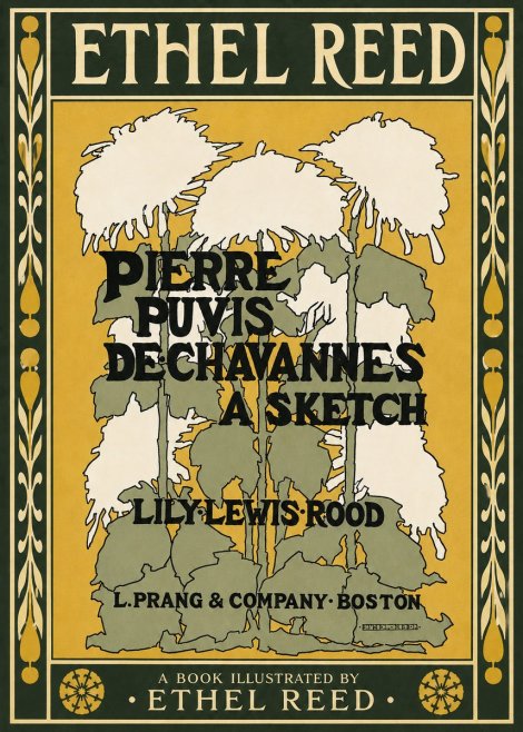 Ethel Reed Pierre Puvis De Chavannes a Sketch No3 - Juliste