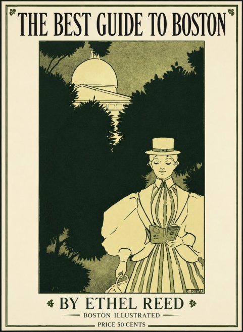 Ethel Reed The Best Guide to Boston No1 - Juliste