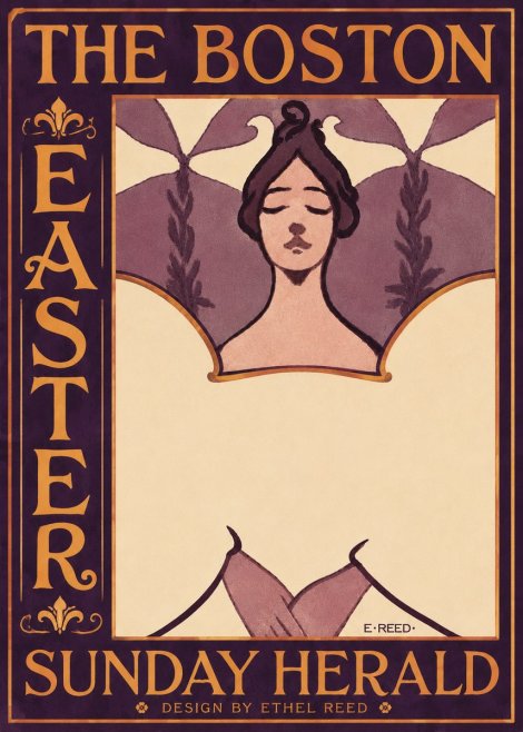 Ethel Reed The Boston Easter Sunday Herald No5 - Juliste