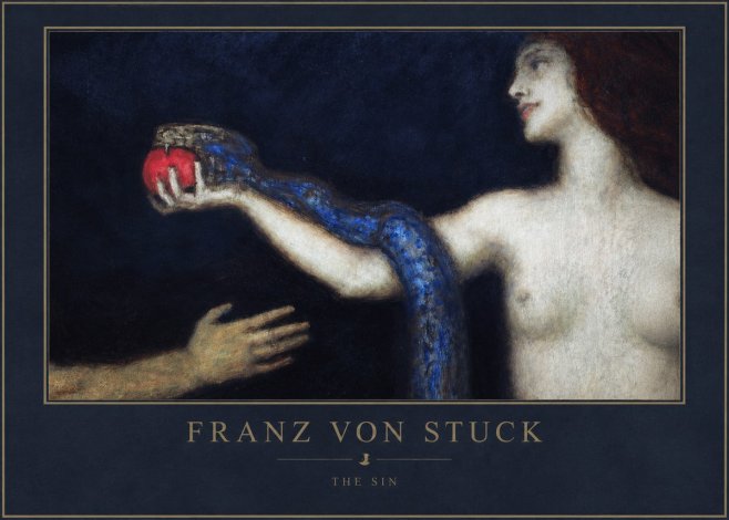 Franz von Stuck The Sin I No1 - Juliste