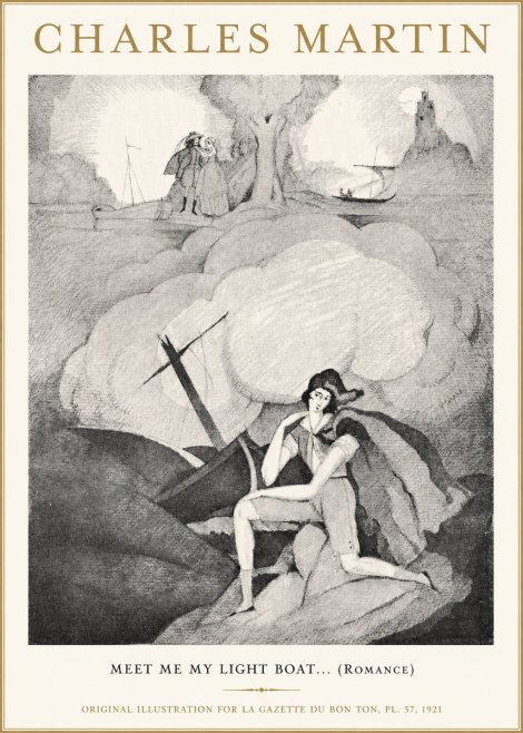 Charles Martin Meet Me My Light Boat... (Romance) No1 - Juliste