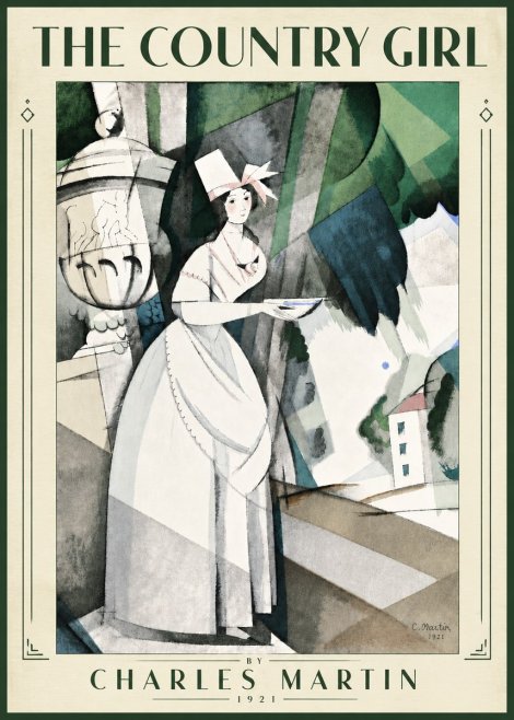 Charles Martin The Country Girl No5 - Juliste