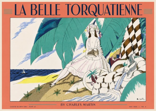 Charles Martin La Belle Torquatienne No4 - Juliste