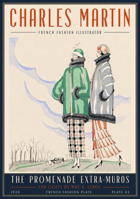 Charles Martin The Promenade Extra-muros No4 - Juliste