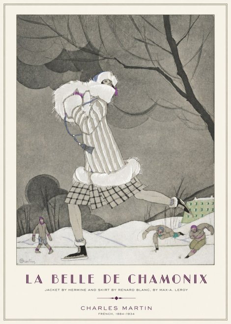 Charles Martin La Belle De Chamonix No1 - Juliste