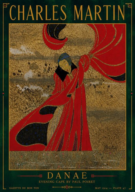 Charles Martin Danaé No6 - Juliste