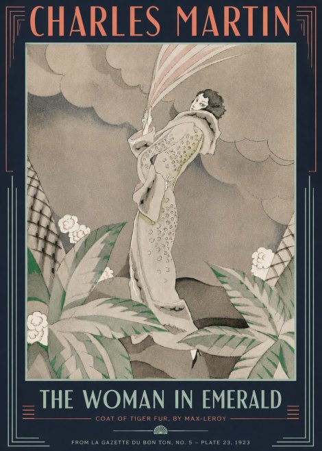 Charles Martin The Woman in Emerald No4 - Juliste