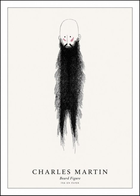 Charles Martin Beard Figure No1 - Juliste