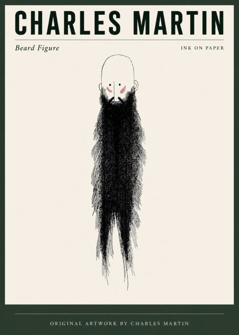 Charles Martin Beard Figure No3 - Juliste