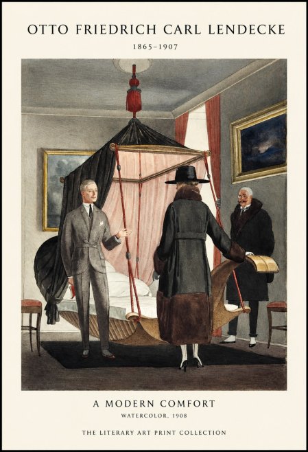 Otto Friedrich Carl Lendecke A Modern Comfort No1 - Juliste