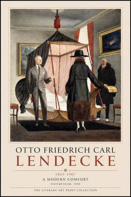 Otto Friedrich Carl Lendecke A Modern Comfort No3 - Juliste