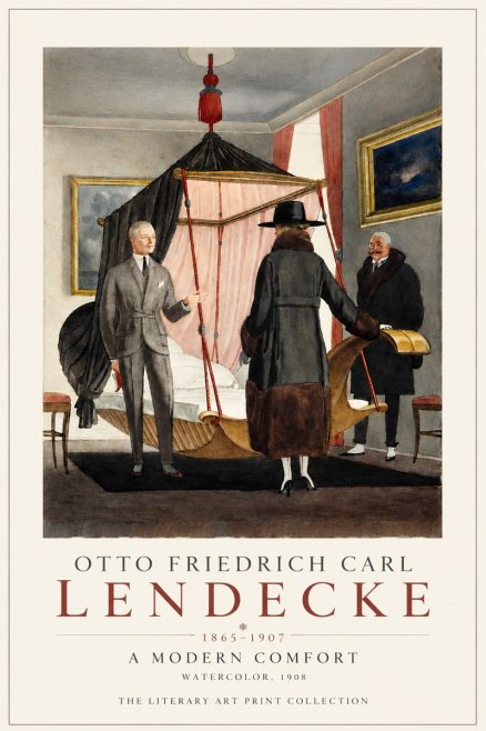Otto Friedrich Carl Lendecke A Modern Comfort No5 - Juliste