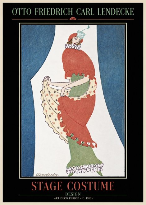 Otto Friedrich Carl Lendecke Stage Costume No2 - Juliste