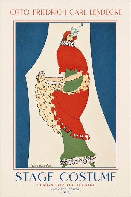 Otto Friedrich Carl Lendecke Stage Costume No5 - Juliste