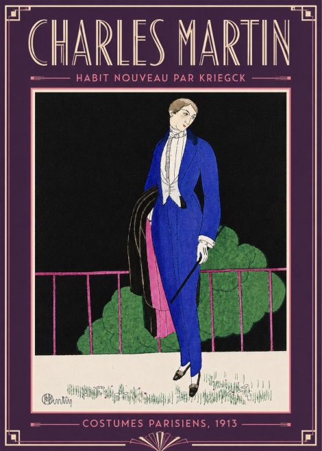 Charles Martin Habit Nouveau Par Kriegk No6 - Juliste