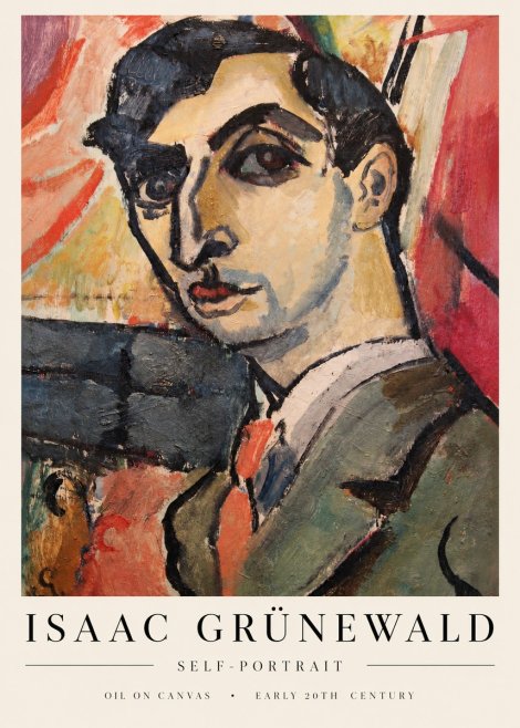 Isaac Grünewald Woman in Interior No4 - Juliste