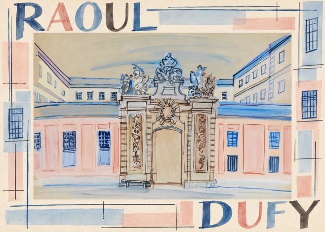 Raoul Dufy Versailles, the Grand Trianon No5 - Juliste