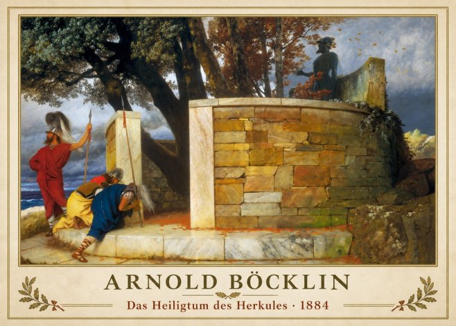 Arnold Böcklin Das Heiligtum Des Herkules I No1 - Juliste