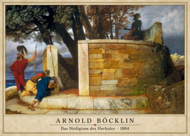 Arnold Böcklin Das Heiligtum Des Herkules I No3 - Juliste