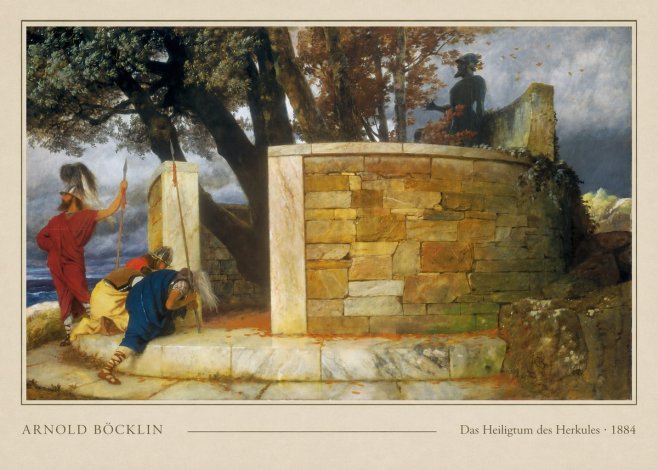 Arnold Böcklin Das Heiligtum Des Herkules I No4 - Juliste