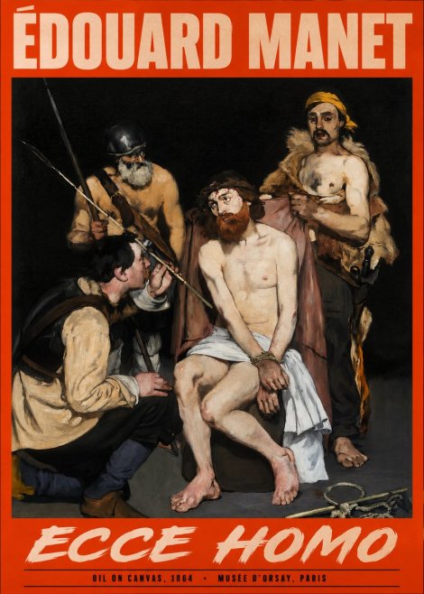 Édouard Manet Ecce Homo No2 - Juliste