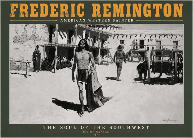 Frederic Remington The Soul of the Southwest No5 - Juliste