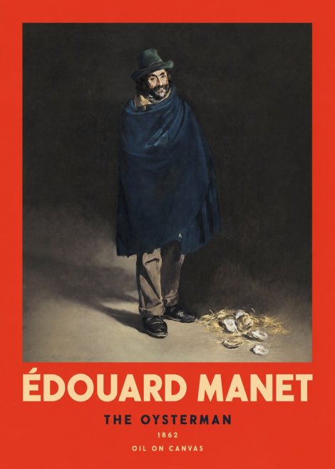 Édouard Manet The Oysterman No2 - Juliste