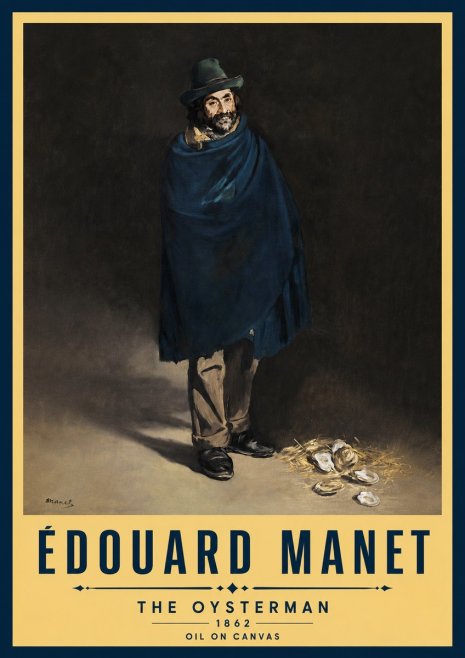 Édouard Manet The Oysterman No5 - Juliste