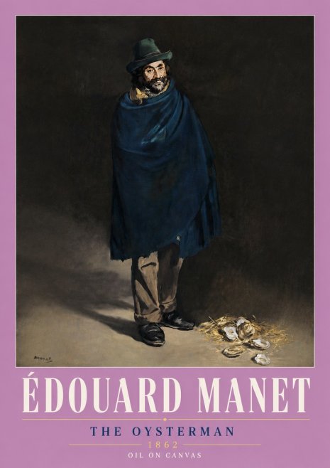 Édouard Manet The Oysterman No6 - Juliste