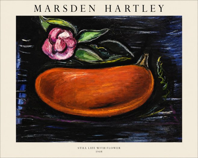 Marsden Hartley Still Life with Flower No1 - Juliste