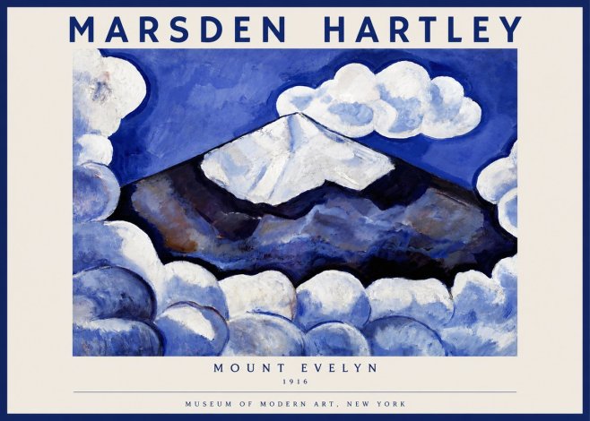 Marsden Hartley Mount Evelyn No2 - Juliste