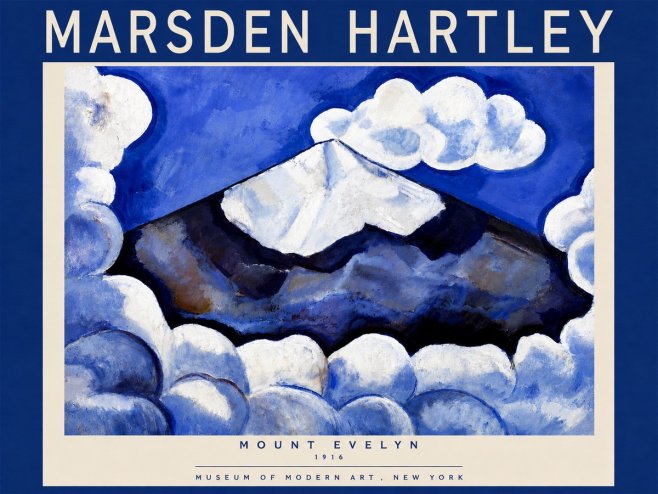 Marsden Hartley Mount Evelyn No6 - Juliste