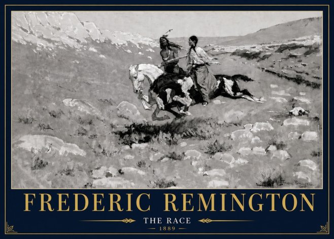 Frederic Remington The Race II No4 - Juliste