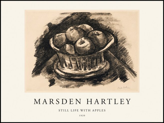 Marsden Hartley Still Life with Apples No1 - Juliste