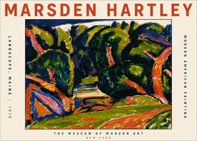 Marsden Hartley Landscape, Maine No5 - Juliste