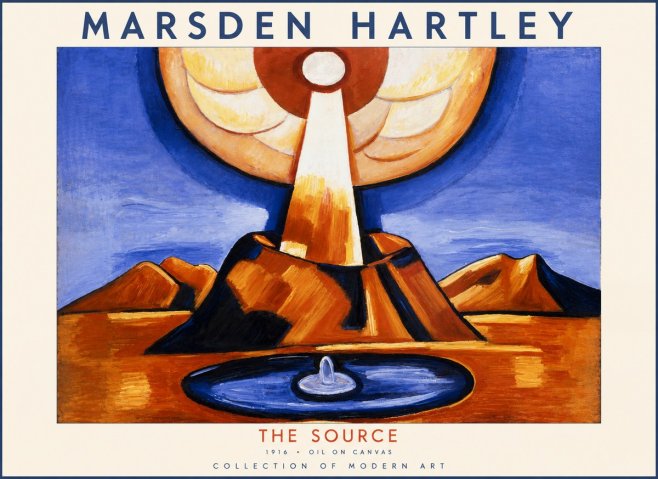 Marsden Hartley The Source No2 - Juliste