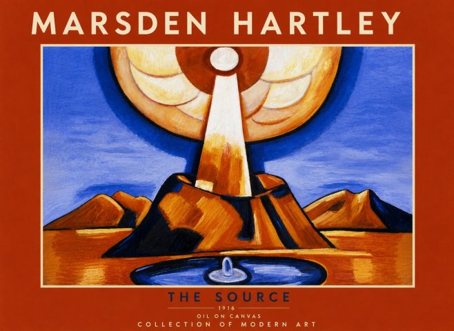 Marsden Hartley The Source No5 - Juliste