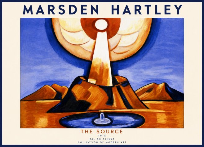 Marsden Hartley The Source No6 - Juliste