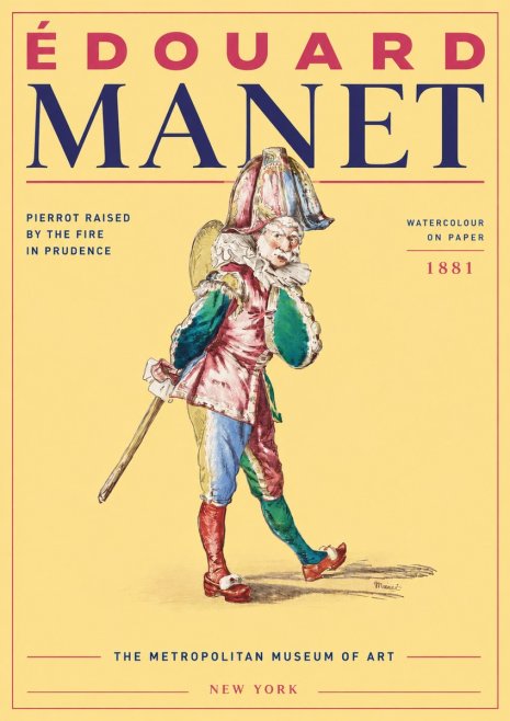 Édouard Manet Pierrot Raised by the Fire in Prudence No4 - Juliste