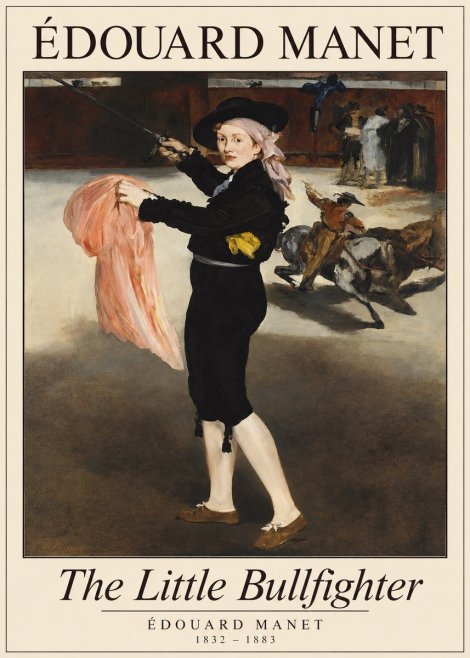 Édouard Manet The Little Bullfighter No1 - Juliste