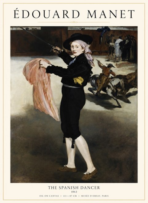 Édouard Manet The Little Bullfighter No2 - Juliste