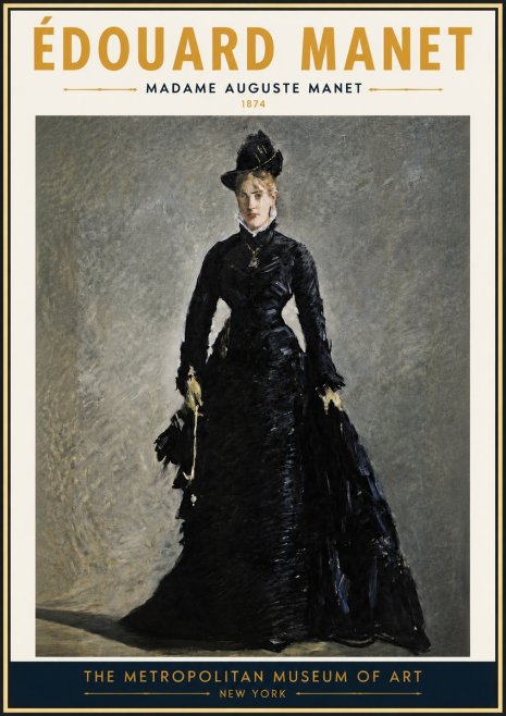 Édouard Manet Madame Auguste Manet No4 - Juliste