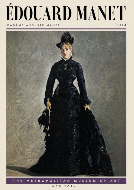Édouard Manet Madame Auguste Manet No5 - Juliste