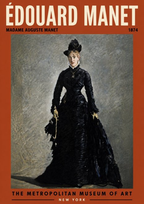 Édouard Manet Madame Auguste Manet No6 - Juliste