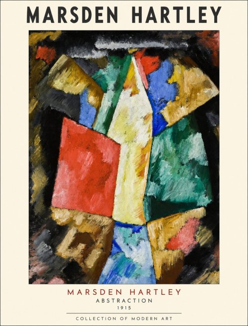 Marsden Hartley Abstraction No1 - Juliste