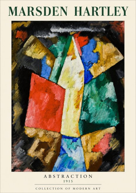 Marsden Hartley Abstraction No3 - Juliste