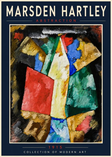 Marsden Hartley Abstraction No4 - Juliste