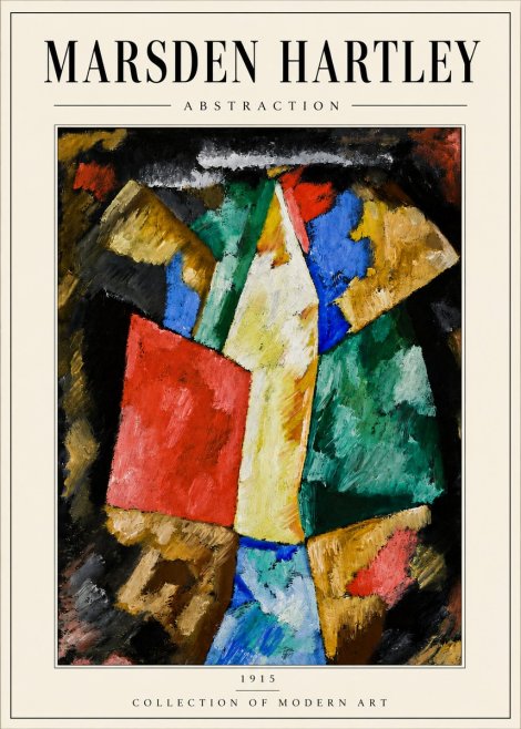 Marsden Hartley Abstraction No6 - Juliste