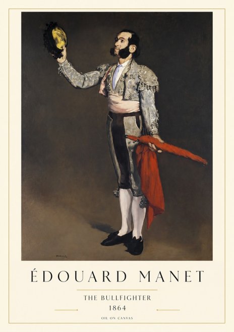 Édouard Manet The Bullfighter No1 - Juliste